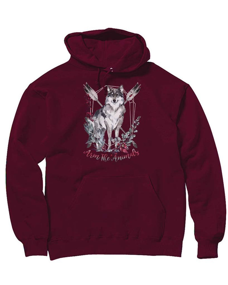 Load image into Gallery viewer, Unisex | Ridgeline Wolf | Hoodie - Arm The Animals Clothing Co.
