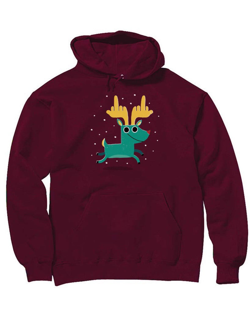 Load image into Gallery viewer, Unisex | Rude Dolph | Hoodie - Arm The Animals Clothing Co.
