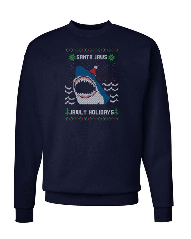Load image into Gallery viewer, Unisex | Santa Jaws | Crewneck Sweatshirt - Arm The Animals Clothing LLC
