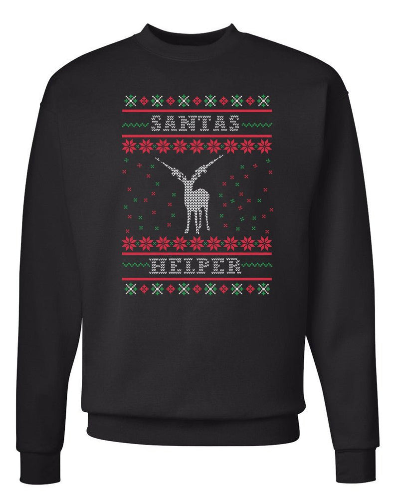 Load image into Gallery viewer, Unisex | Santa&#39;s Helper | Crewneck Sweatshirt - Arm The Animals Clothing LLC
