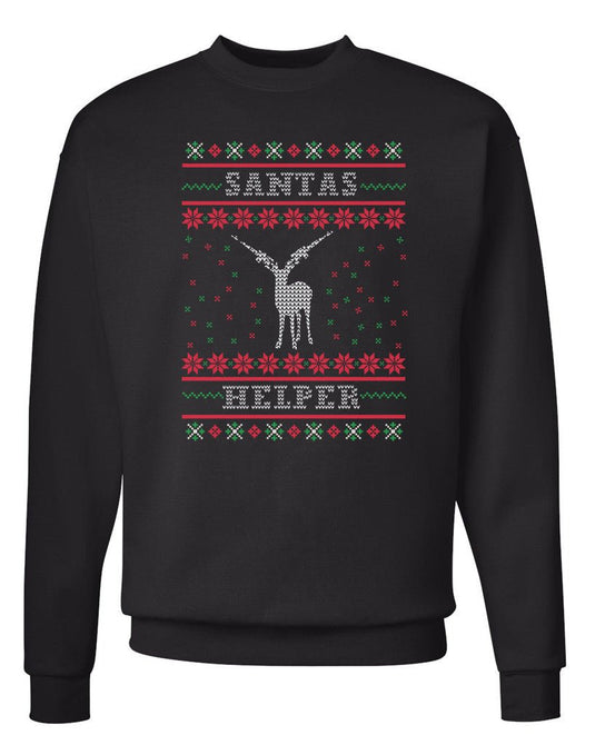 Unisex | Santa's Helper | Crewneck Sweatshirt - Arm The Animals Clothing LLC