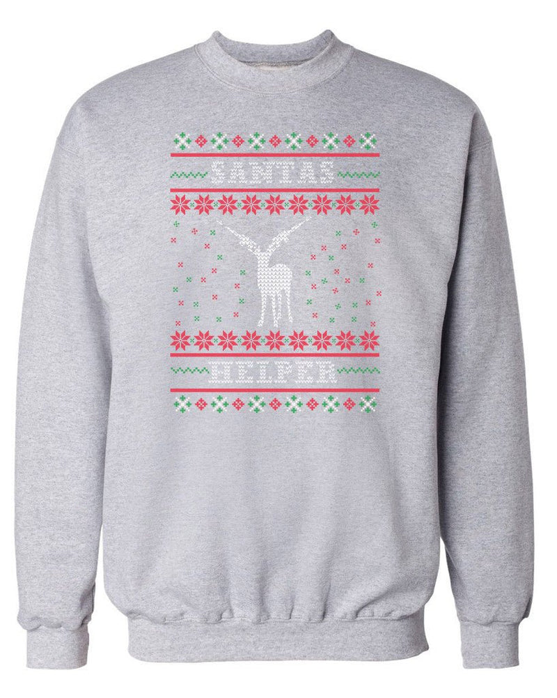 Load image into Gallery viewer, Unisex | Santa&#39;s Helper | Crewneck Sweatshirt - Arm The Animals Clothing LLC
