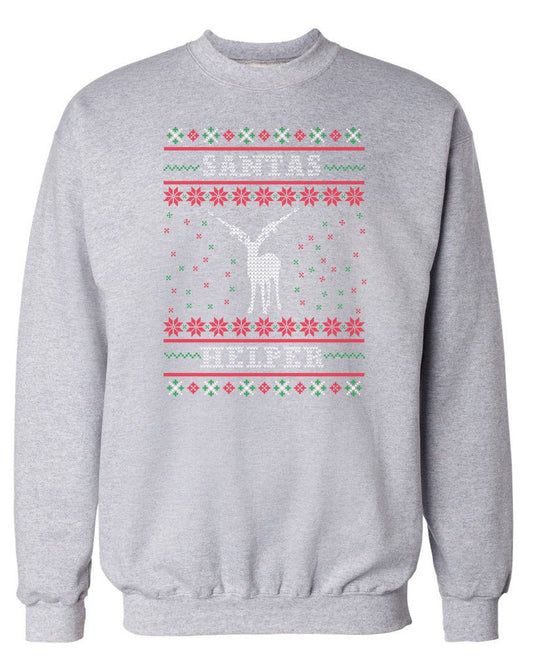 Unisex | Santa's Helper | Crewneck Sweatshirt - Arm The Animals Clothing LLC