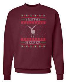 Unisex | Santa's Helper | Crewneck Sweatshirt - Arm The Animals Clothing LLC