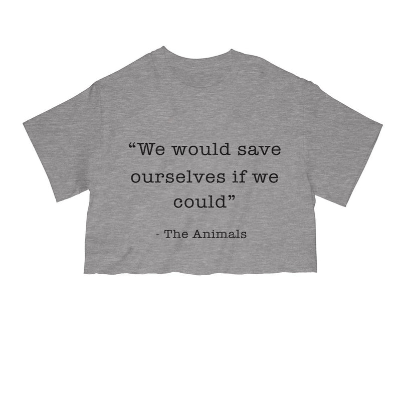 Load image into Gallery viewer, Unisex | Save Ourselves | Cut Tee - Arm The Animals Clothing Co.
