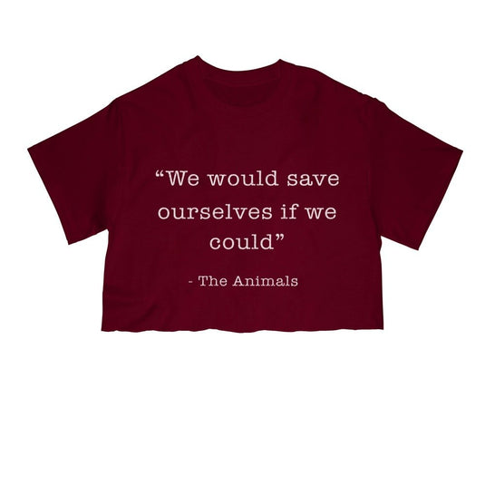 Unisex | Save Ourselves | Cut Tee - Arm The Animals Clothing Co.
