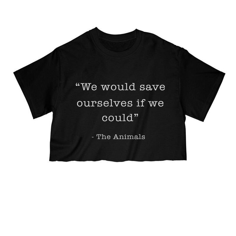 Load image into Gallery viewer, Unisex | Save Ourselves | Cut Tee - Arm The Animals Clothing Co.
