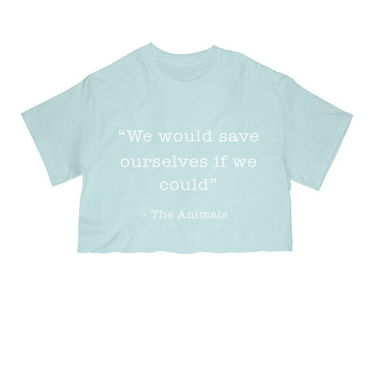Unisex | Save Ourselves | Cut Tee - Arm The Animals Clothing Co.
