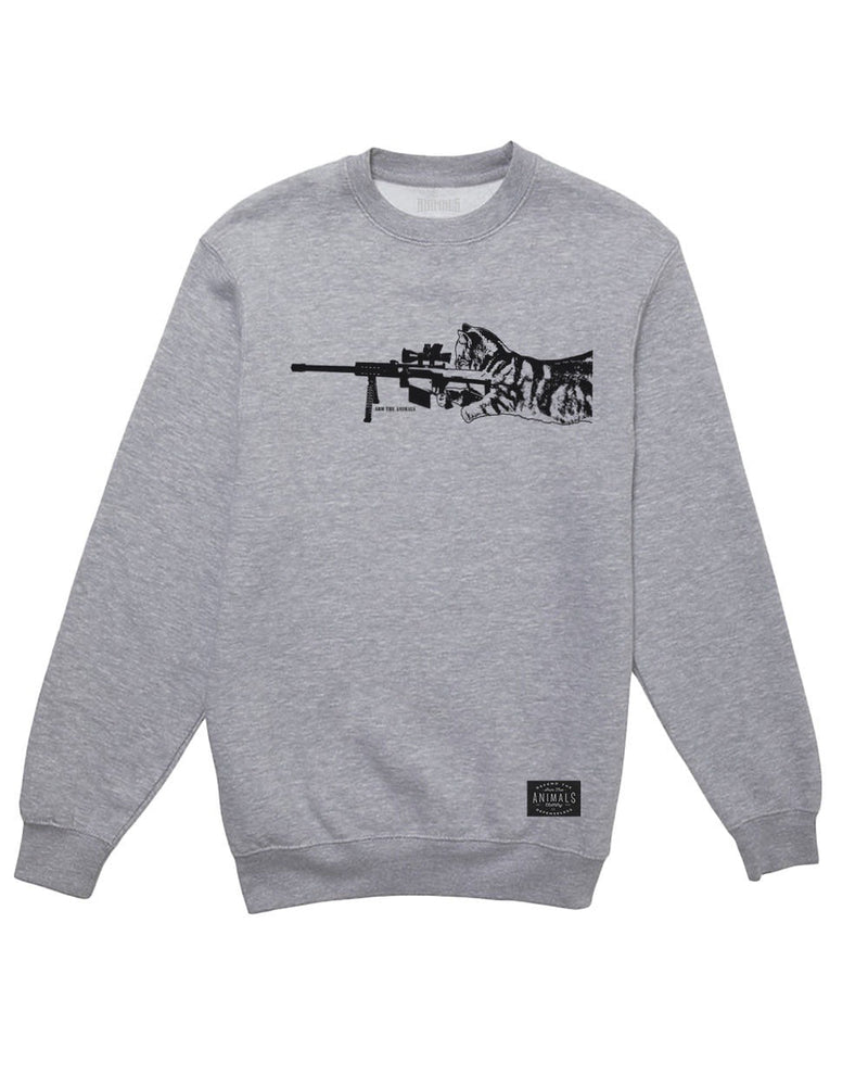 Load image into Gallery viewer, Unisex | Scout Snipurr | Crewneck Sweatshirt - Arm The Animals Clothing LLC
