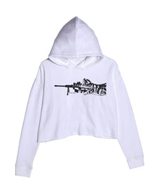 Unisex | Scout Snipurr | Crop Hoodie - Arm The Animals Clothing LLC