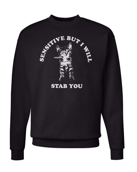 Unisex | Sensitive | Crewneck Sweatshirt - Arm The Animals Clothing Co.