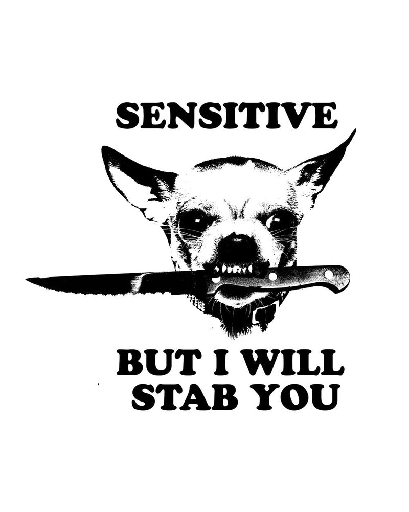Load image into Gallery viewer, Unisex | Sensitive (Dog Version) | Crewneck Sweatshirt - Arm The Animals Clothing Co.
