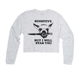 Unisex | Sensitive (Dog Version) | Cutie Long Sleeve - Arm The Animals Clothing Co.