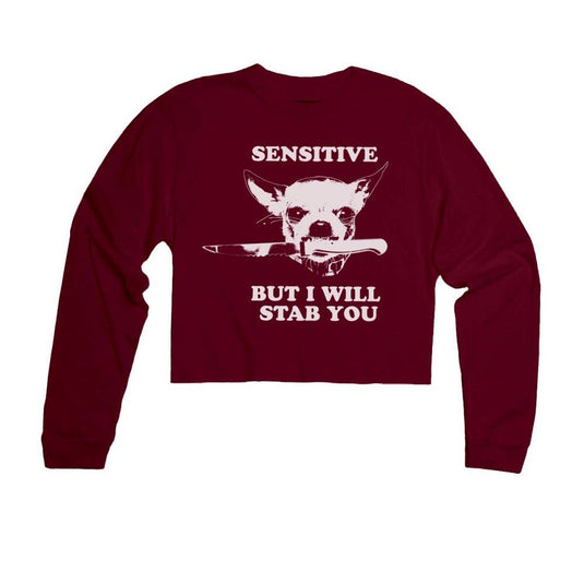 Unisex | Sensitive (Dog Version) | Cutie Long Sleeve - Arm The Animals Clothing Co.