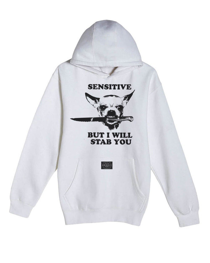 Load image into Gallery viewer, Unisex | Sensitive (Dog Version) | Hoodie - Arm The Animals Clothing Co.
