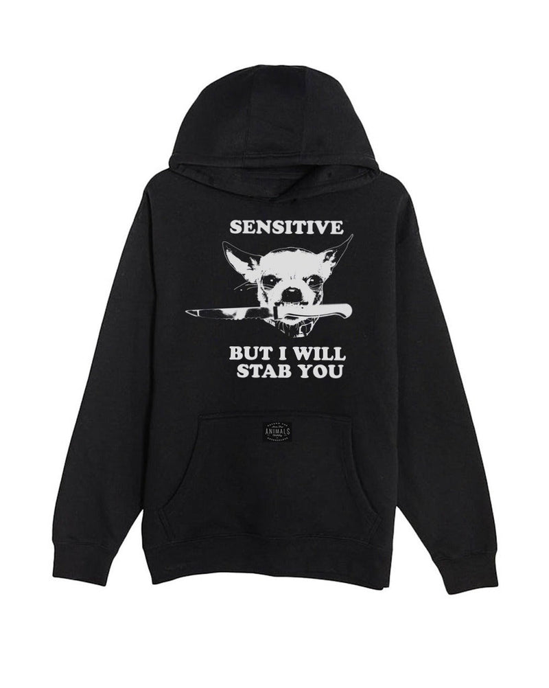 Load image into Gallery viewer, Unisex | Sensitive (Dog Version) | Hoodie - Arm The Animals Clothing Co.
