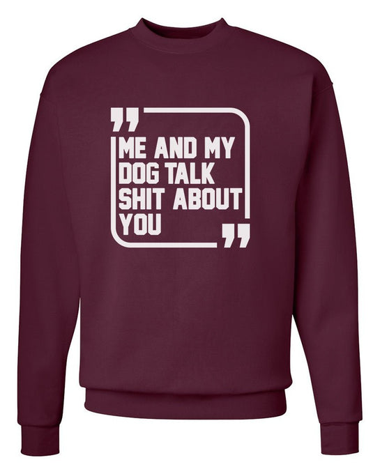 Unisex | Sh*t Talkers (Dog) | Crewneck Sweatshirt - Arm The Animals Clothing Co.