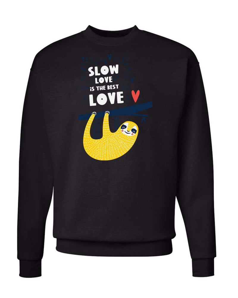 Load image into Gallery viewer, Unisex | Slow Love | Crewneck Sweatshirt - Arm The Animals Clothing Co.
