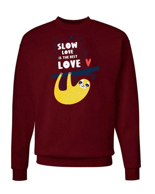 Unisex | Slow Love | Crewneck Sweatshirt - Arm The Animals Clothing Co.