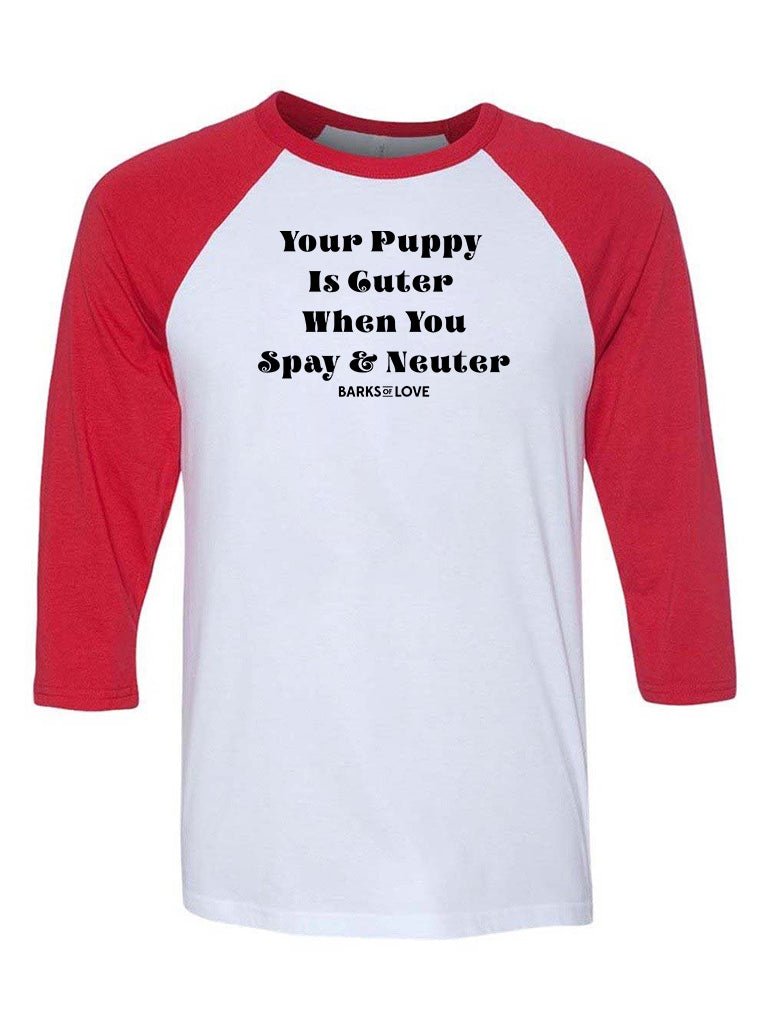 Load image into Gallery viewer, Unisex | Spay and Neuter | 3/4 Sleeve Raglan - Arm The Animals Clothing Co.
