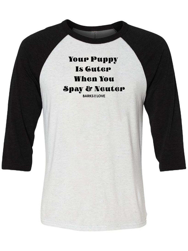 Load image into Gallery viewer, Unisex | Spay and Neuter | 3/4 Sleeve Raglan - Arm The Animals Clothing Co.
