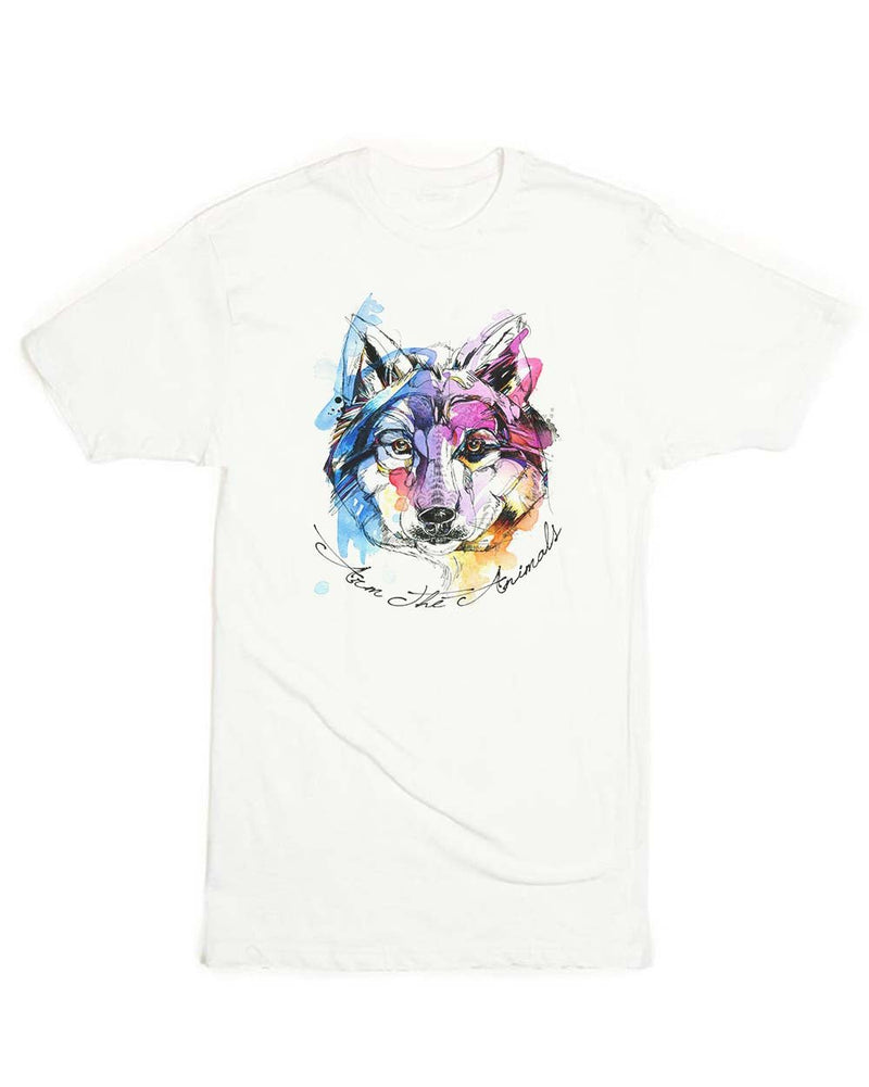 Load image into Gallery viewer, Unisex | Sunset Wolf | Crew - Arm The Animals Clothing Co.
