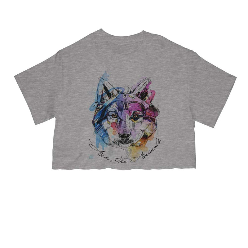 Load image into Gallery viewer, Unisex | Sunset Wolf | Cut Tee - Arm The Animals Clothing Co.
