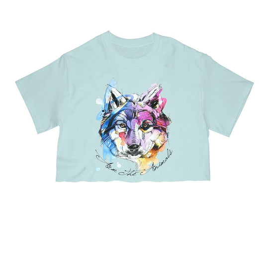 Unisex | Sunset Wolf | Cut Tee - Arm The Animals Clothing Co.