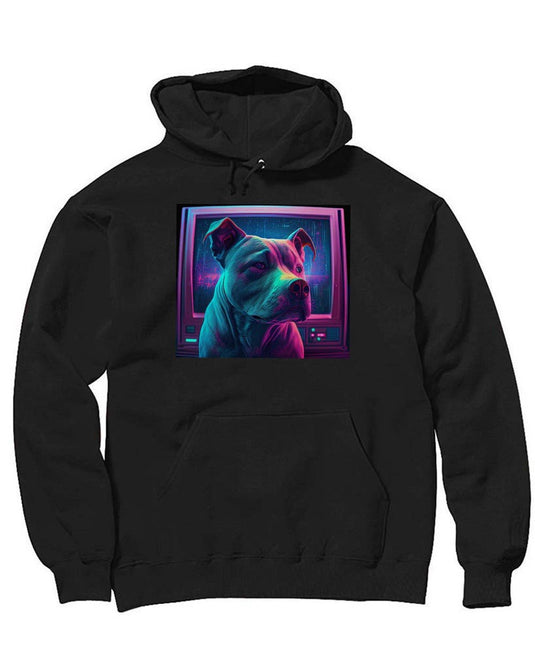 Unisex | Synth Pittie | Hoodie - Arm The Animals Clothing Co.