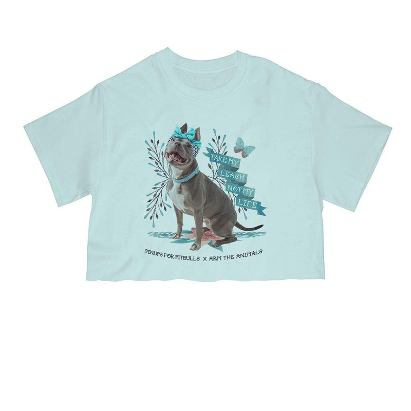 Load image into Gallery viewer, Unisex | Take My Leash Not My Life | Cut Tee - Arm The Animals Clothing Co.
