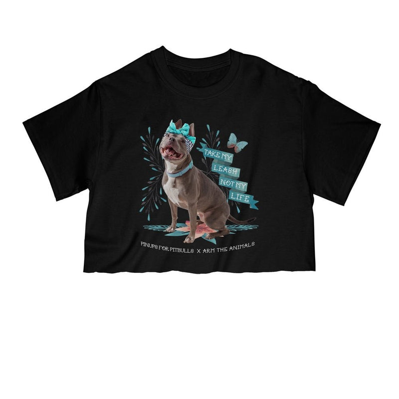Load image into Gallery viewer, Unisex | Take My Leash Not My Life | Cut Tee - Arm The Animals Clothing Co.
