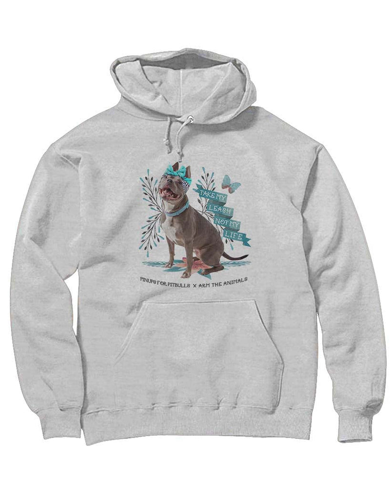 Load image into Gallery viewer, Unisex | Take My Leash Not My Life | Hoodie - Arm The Animals Clothing Co.
