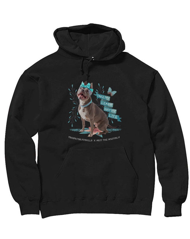 Load image into Gallery viewer, Unisex | Take My Leash Not My Life | Hoodie - Arm The Animals Clothing Co.
