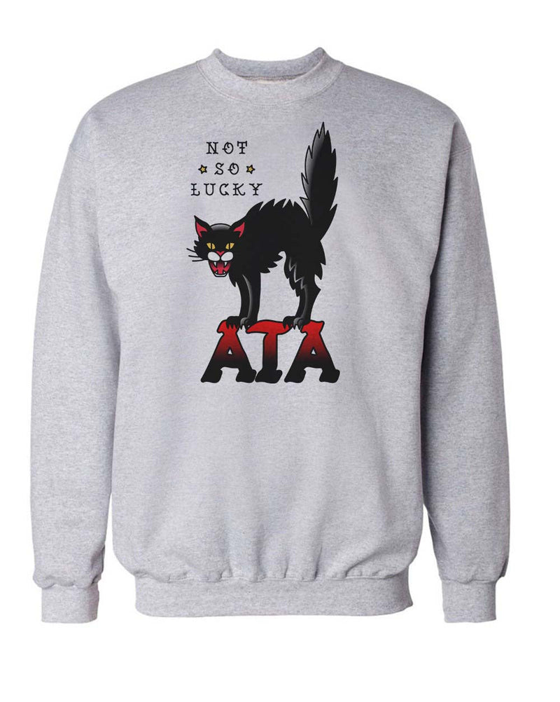 Load image into Gallery viewer, Unisex | Tattoo Black Cat | Crewneck Sweatshirt - Arm The Animals Clothing Co.
