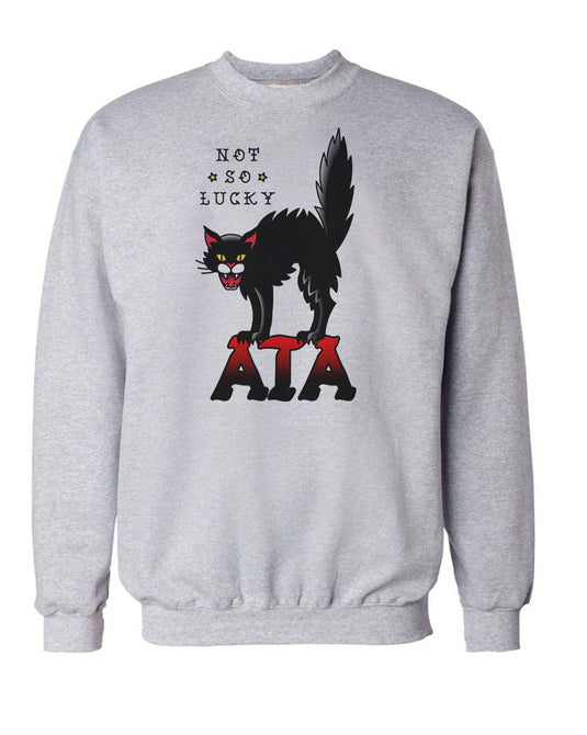 Unisex | Tattoo Black Cat | Crewneck Sweatshirt - Arm The Animals Clothing Co.