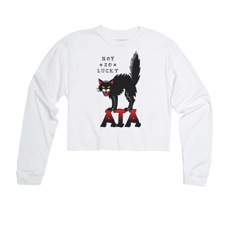 Load image into Gallery viewer, Unisex | Tattoo Black Cat | Cutie Long Sleeve - Arm The Animals Clothing Co.
