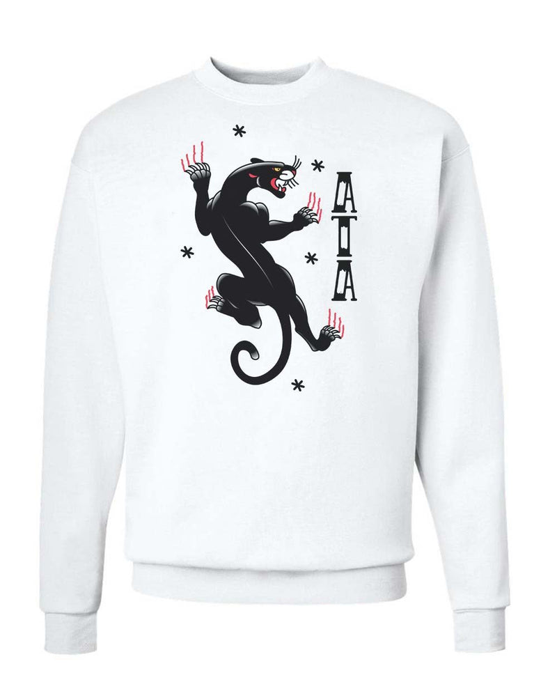 Load image into Gallery viewer, Unisex | Tattoo Black Panther | Crewneck Sweatshirt - Arm The Animals Clothing Co.
