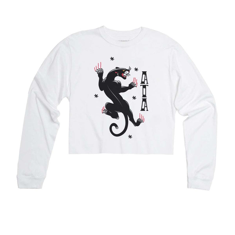 Load image into Gallery viewer, Unisex | Tattoo Black Panther | Cutie Long Sleeve - Arm The Animals Clothing Co.
