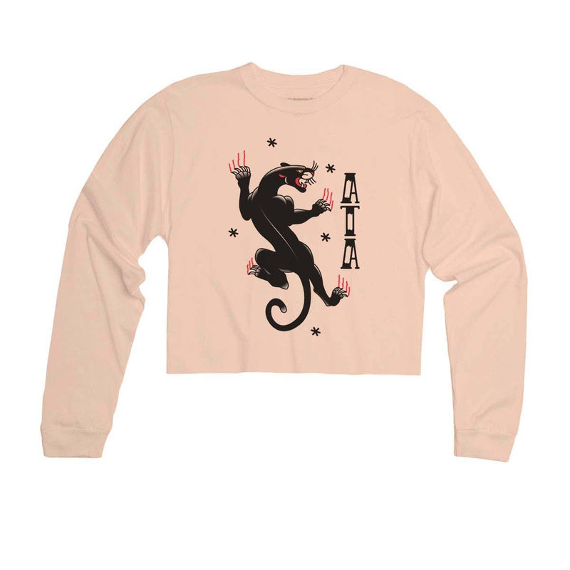 Load image into Gallery viewer, Unisex | Tattoo Black Panther | Cutie Long Sleeve - Arm The Animals Clothing Co.
