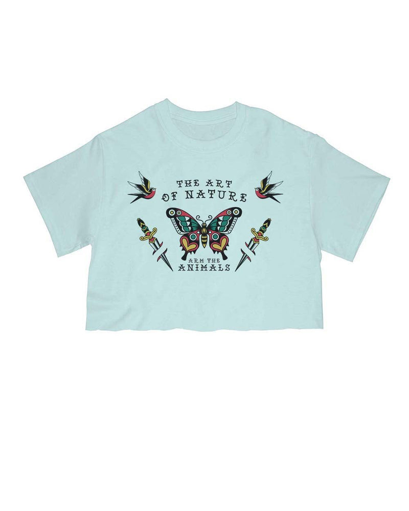 Load image into Gallery viewer, Unisex | Tattoo Butterfly | Cut Tee - Arm The Animals Clothing Co.
