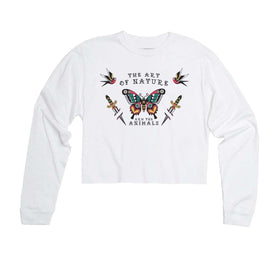 Unisex | Tattoo Butterfly | Cutie Long Sleeve - Arm The Animals Clothing Co.