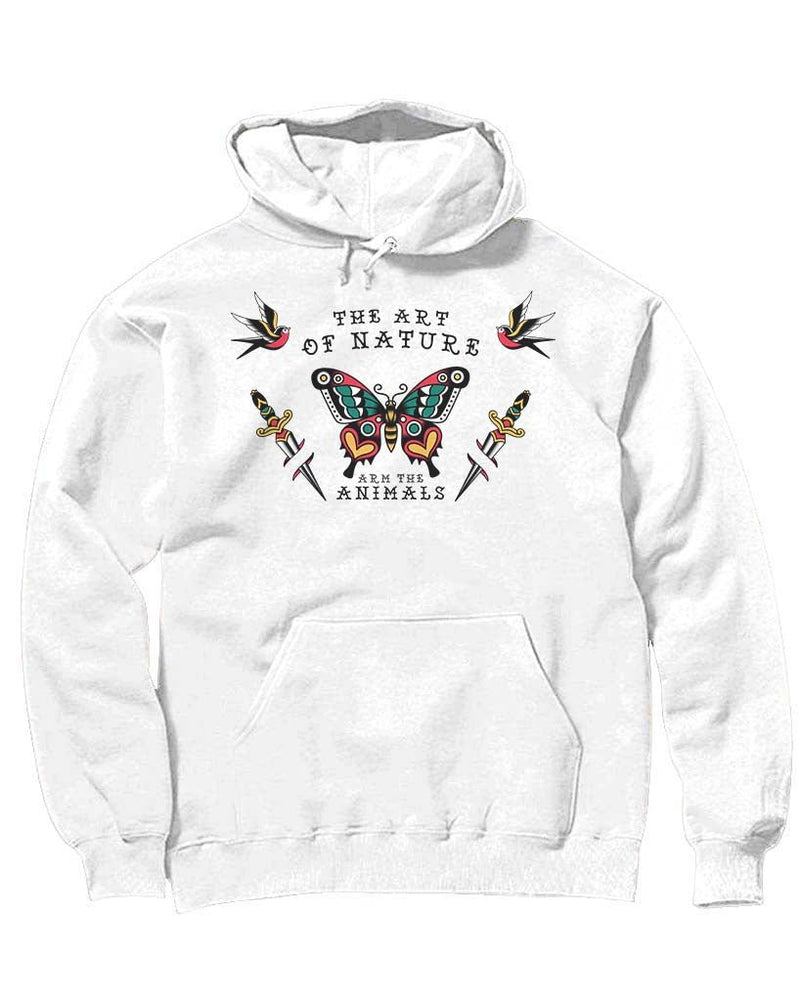 Load image into Gallery viewer, Unisex | Tattoo Butterfly | Hoodie - Arm The Animals Clothing Co.
