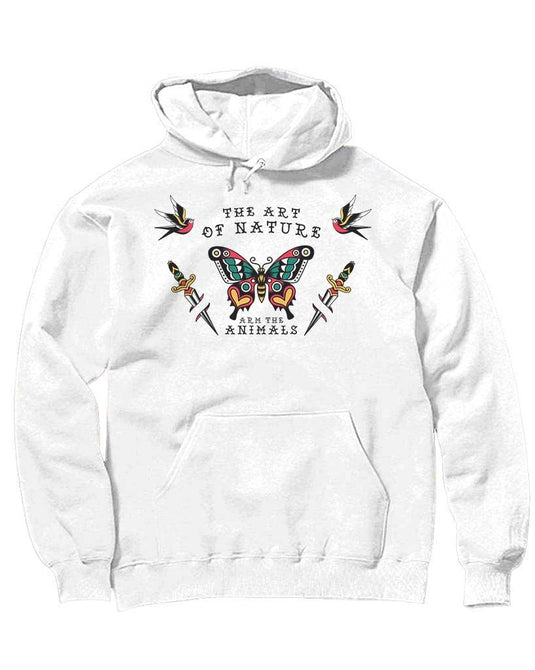 Unisex | Tattoo Butterfly | Hoodie - Arm The Animals Clothing Co.