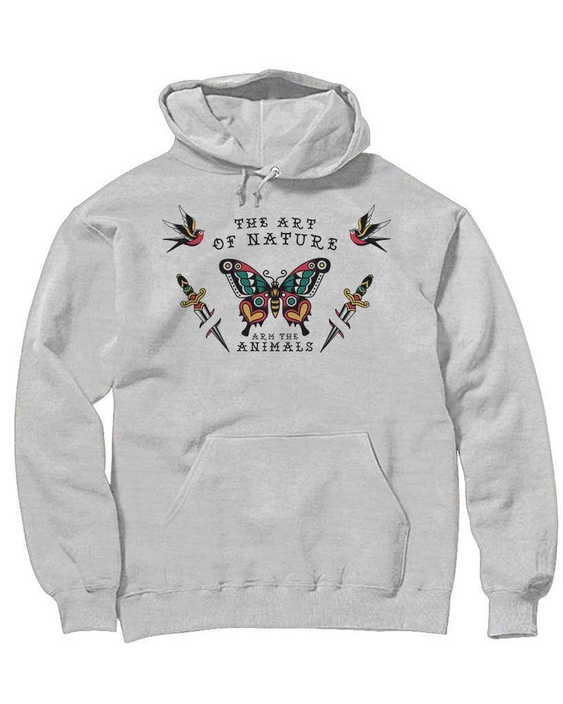 Load image into Gallery viewer, Unisex | Tattoo Butterfly | Hoodie - Arm The Animals Clothing Co.
