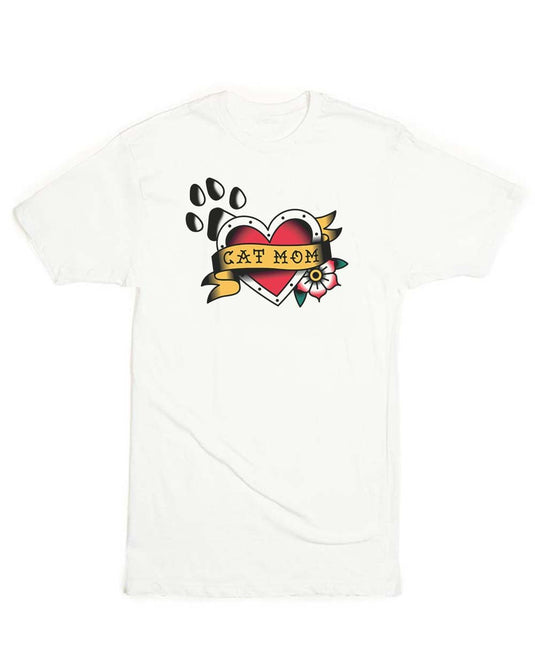 Unisex | Tattoo Cat Mom | Crew - Arm The Animals Clothing Co.