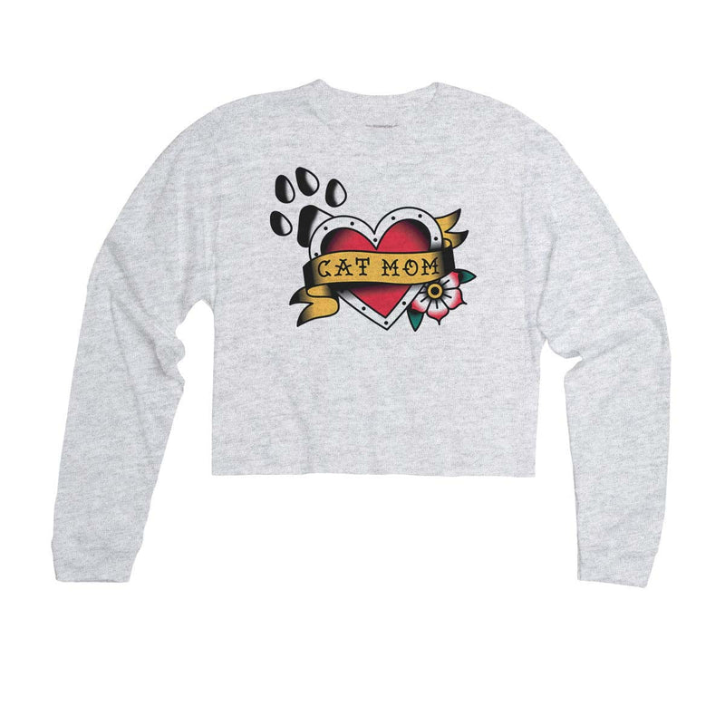 Load image into Gallery viewer, Unisex | Tattoo Cat Mom | Cutie Long Sleeve - Arm The Animals Clothing Co.
