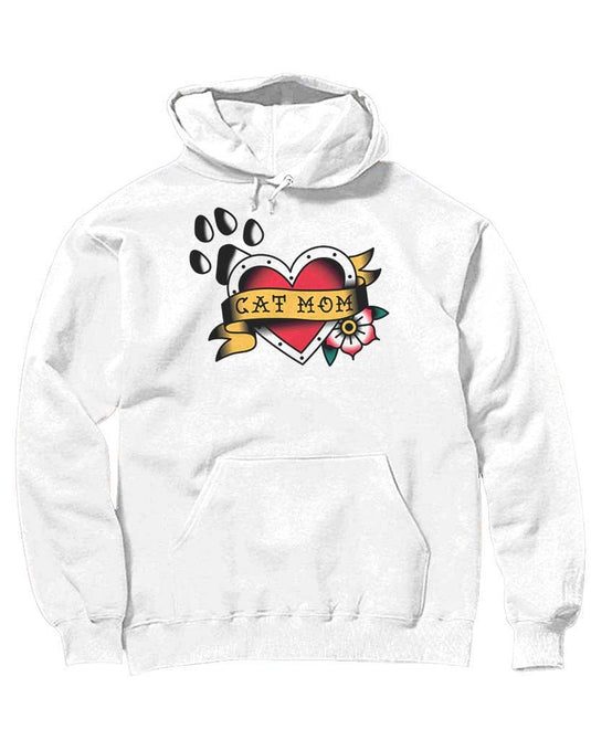 Unisex | Tattoo Cat Mom | Hoodie - Arm The Animals Clothing Co.