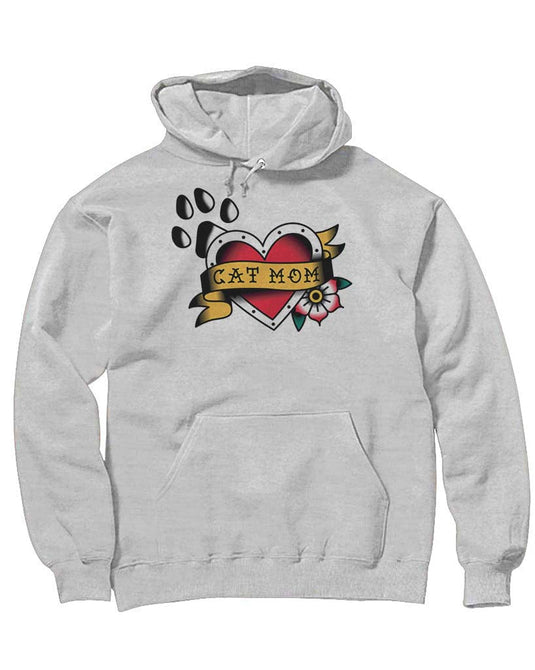Unisex | Tattoo Cat Mom | Hoodie - Arm The Animals Clothing Co.