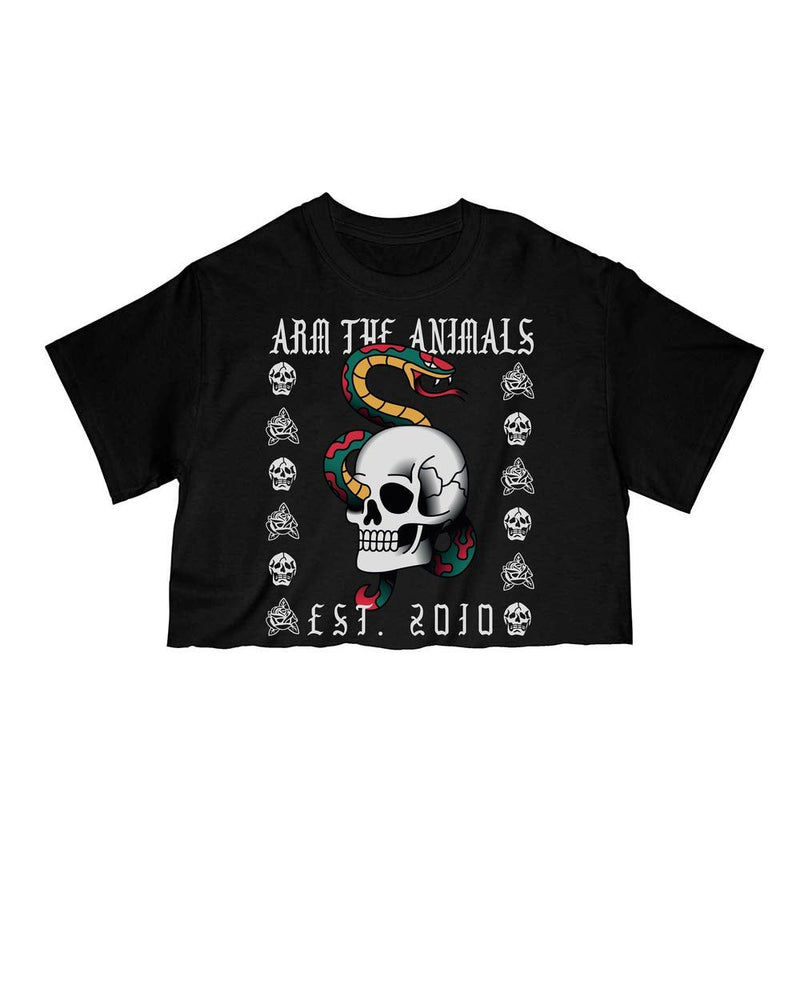 Load image into Gallery viewer, Unisex | Tattoo Snake | Cut Tee - Arm The Animals Clothing Co.
