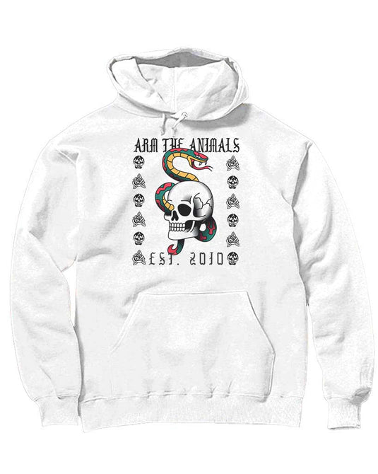 Unisex | Tattoo Snake | Hoodie - Arm The Animals Clothing Co.